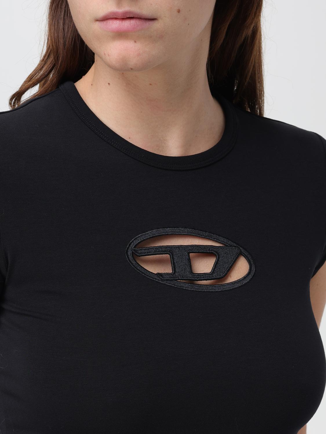 DIESEL CAMISETA: Camiseta mujer Diesel, Negro - Img 4