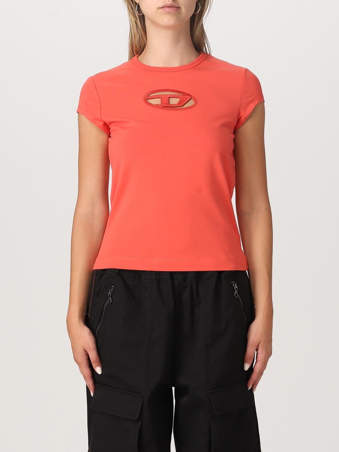 DIESEL CAMISETA: Camiseta mujer Diesel, Rojo - Img 1