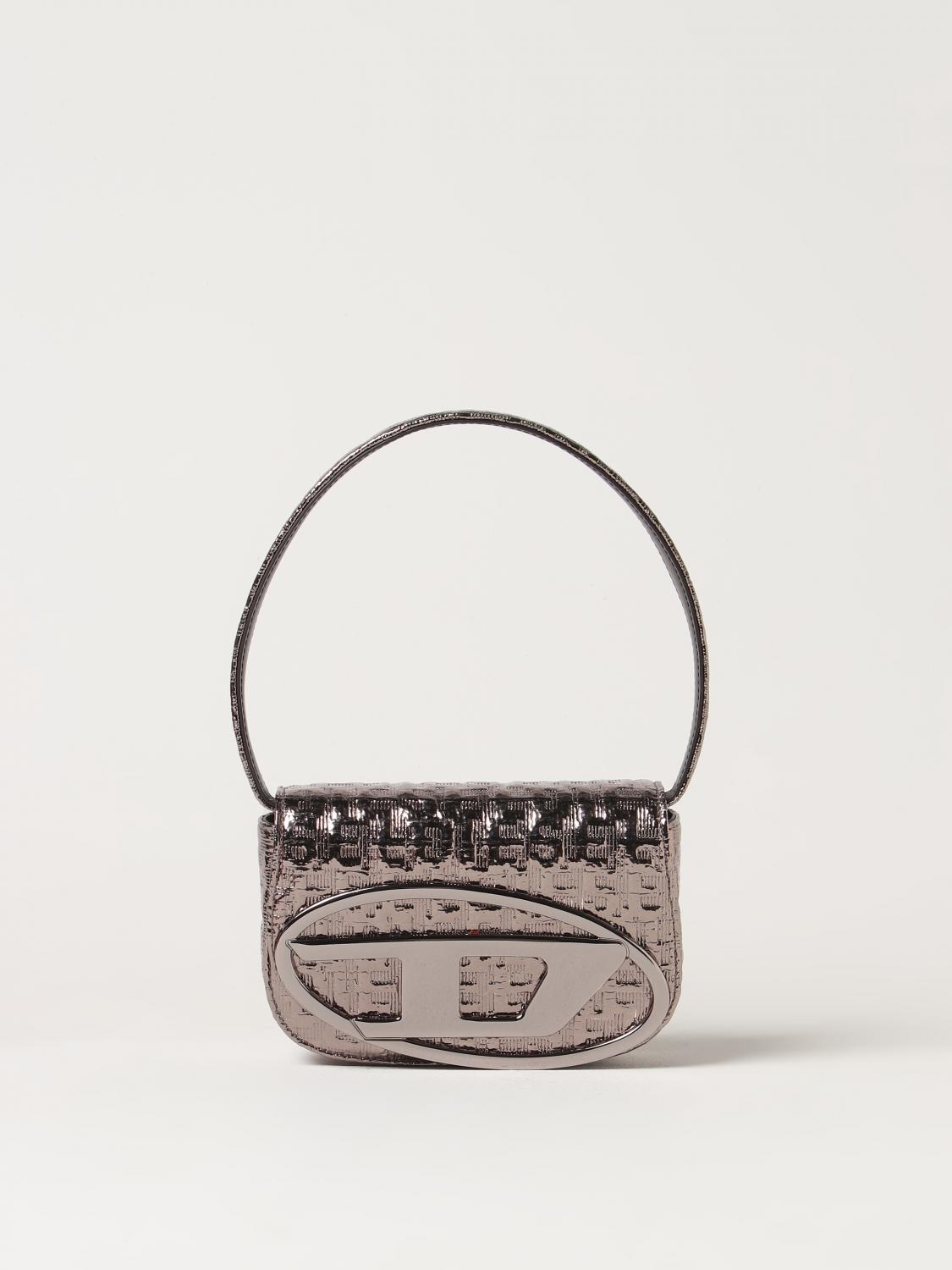 Metallic Silver Mini DIESEL bag , with a beautiful Diesel chain. Diesel | Bags | Diesel Silver Mini Bag With Chunky Chain  main image 3