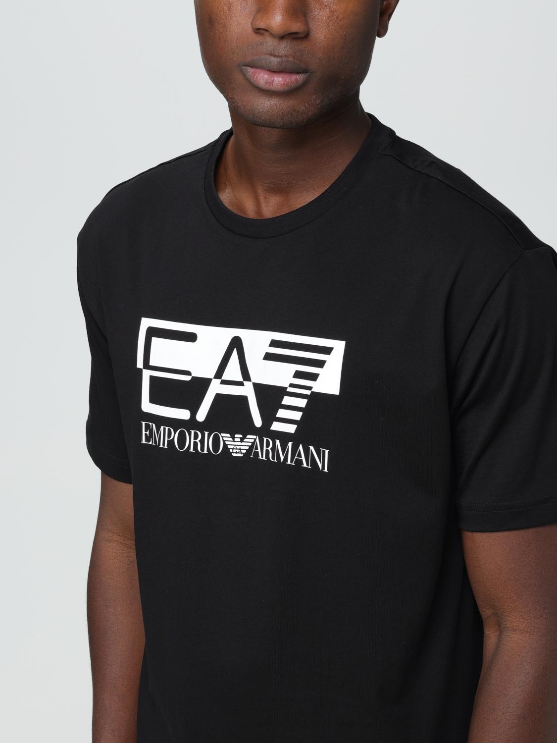 EA7 CAMISETA: Camiseta hombre Ea7, Negro - Img 3