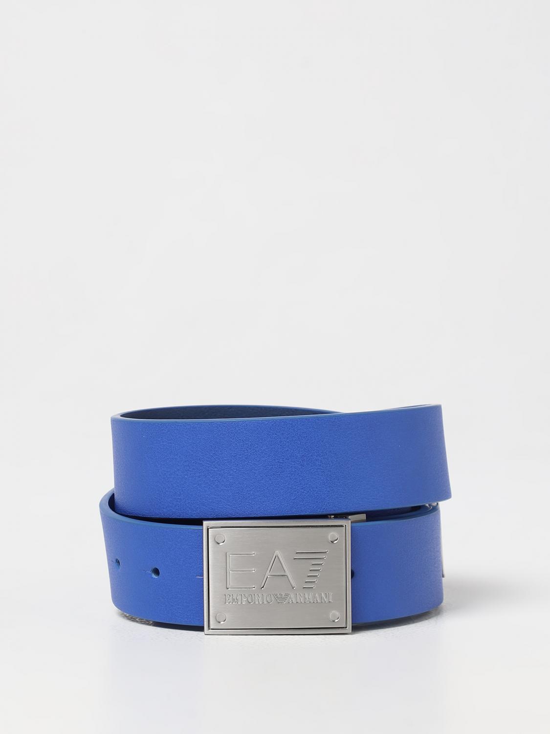 EA7 BELT: Belt men Ea7, Blue - Img 1