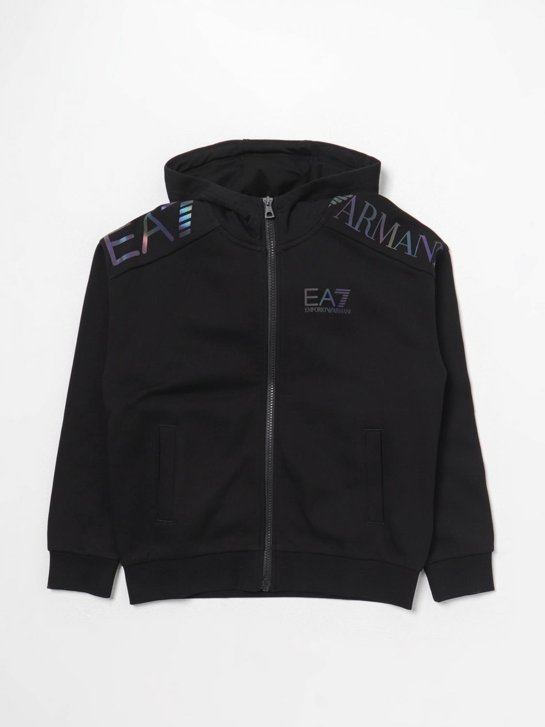 EA7 SWEATER: Sweater kids Ea7, Black - Img 1