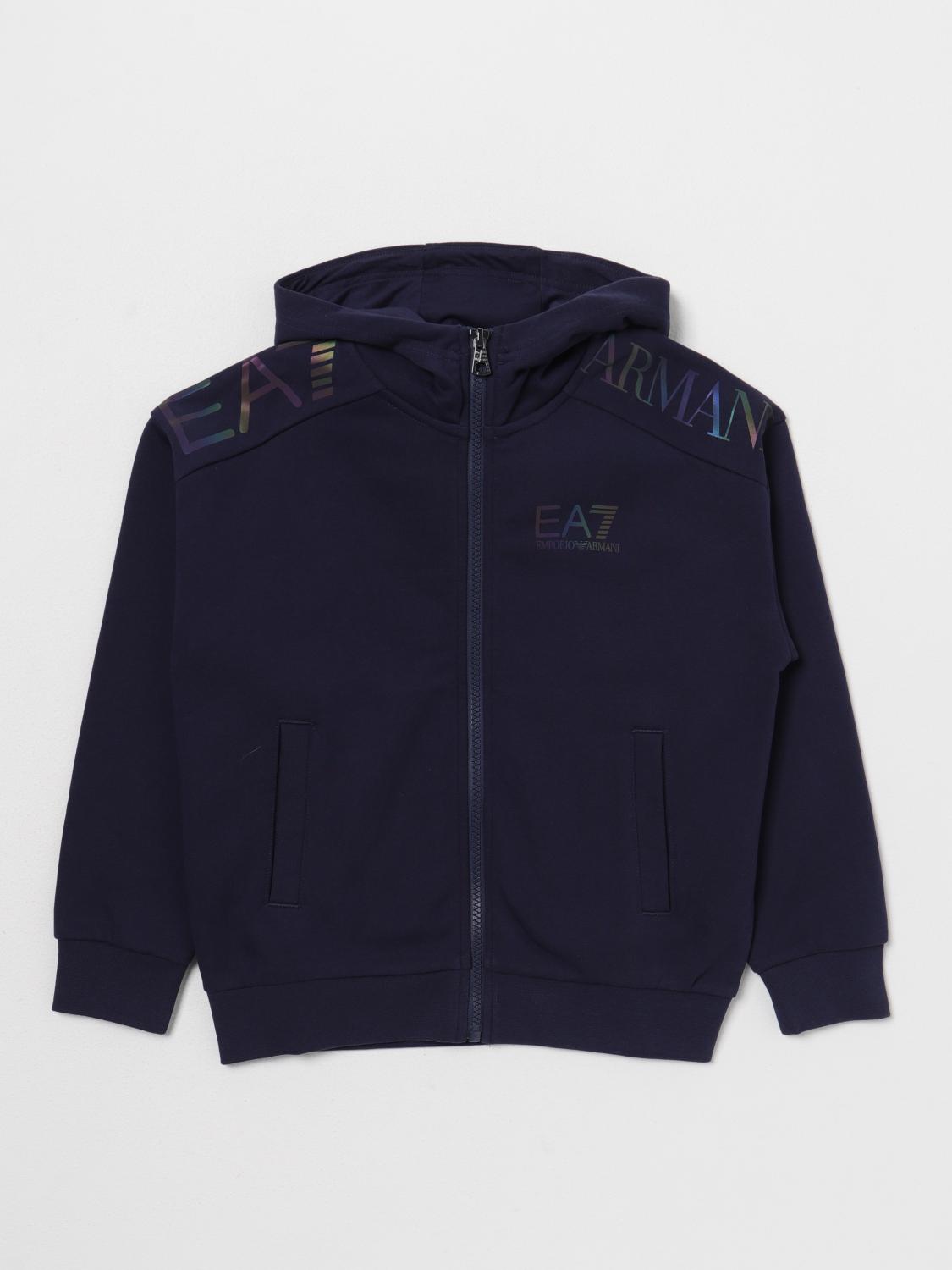 EA7 JERSEY: Jersey niños Ea7, Azul Oscuro - Img 1