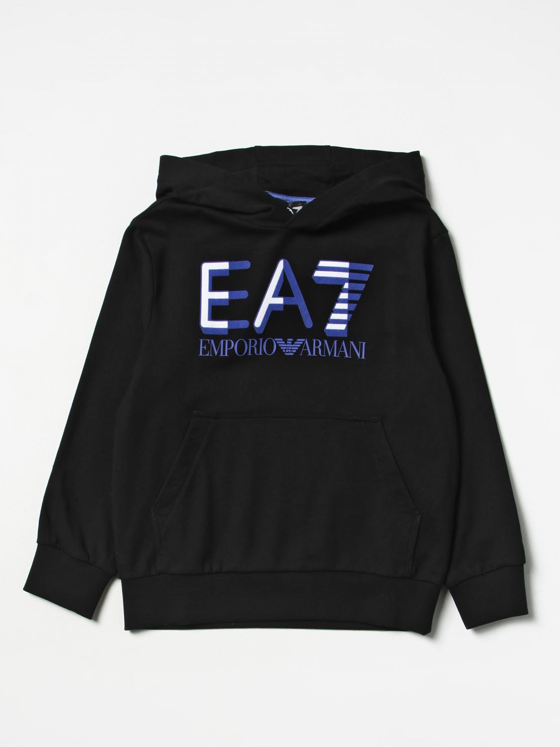 EA7 PULLOVER: Pullover kinder Ea7, Schwarz - Img 1