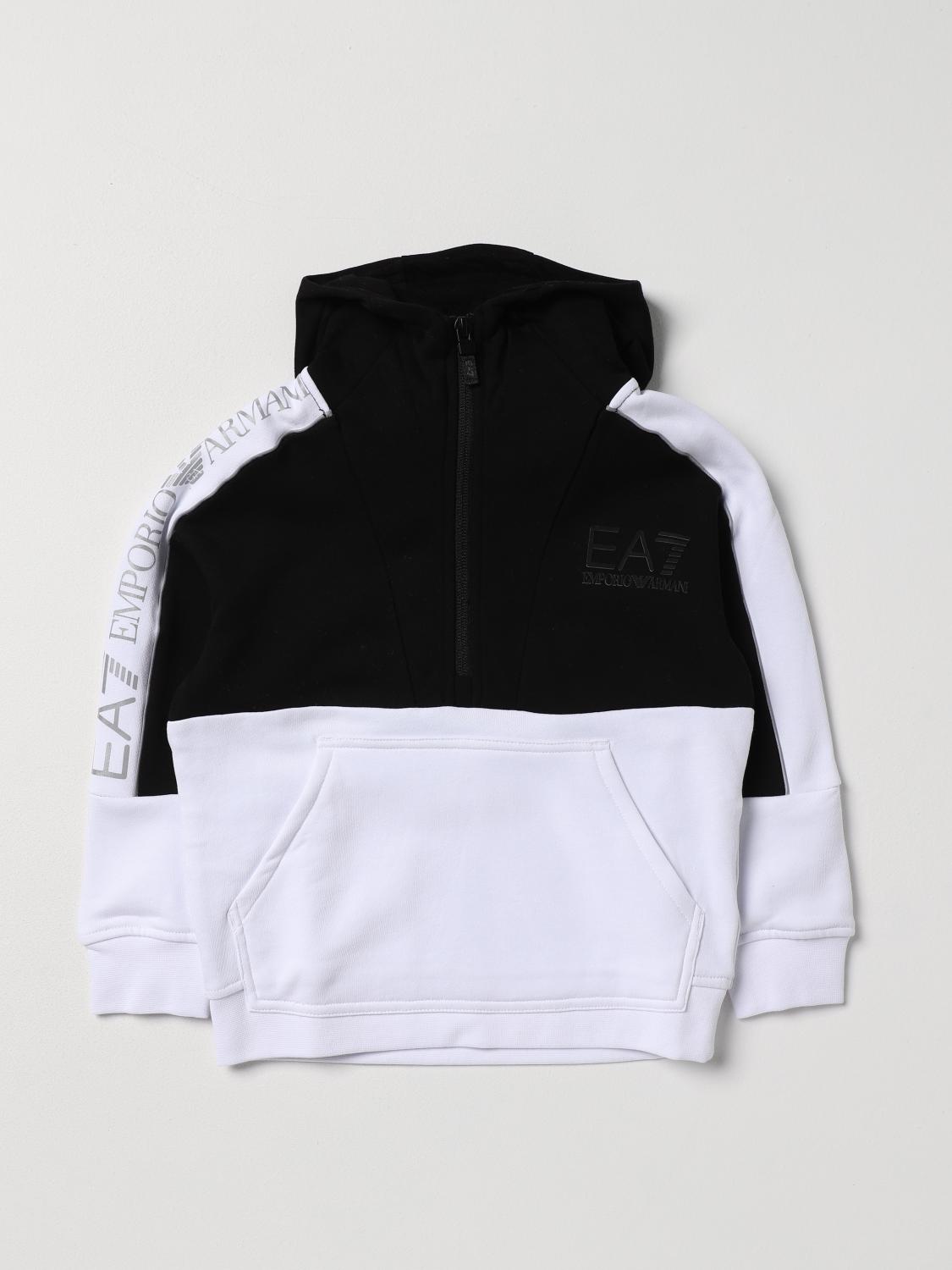 EA7 JERSEY: Jersey niños Ea7, Negro - Img 1