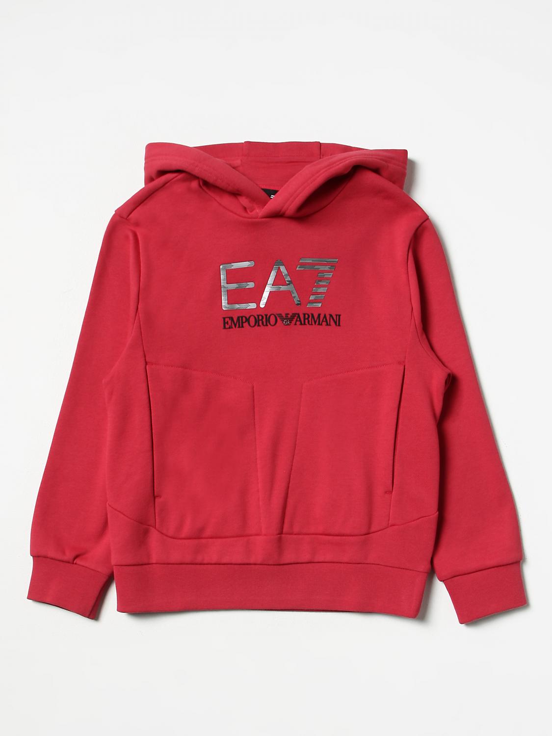 EA7 JERSEY: Jersey niños Ea7, Rojo - Img 1