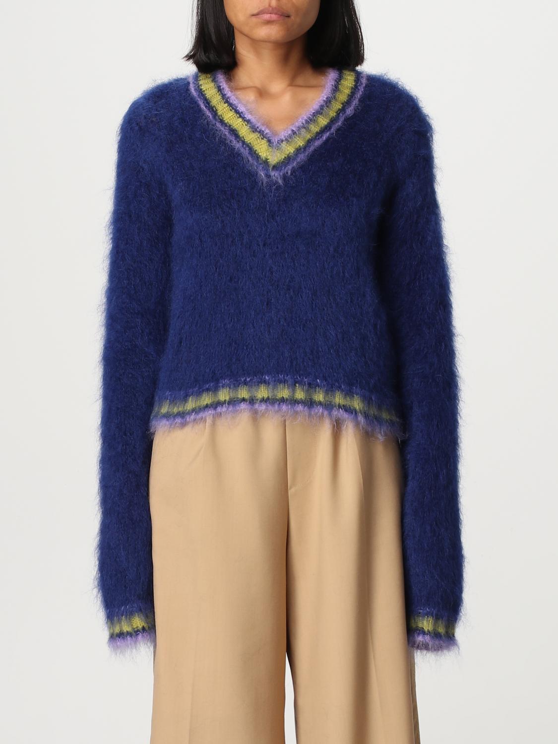 MARNI PULLOVER: Pullover damen Marni, Royal Blue - Img 1
