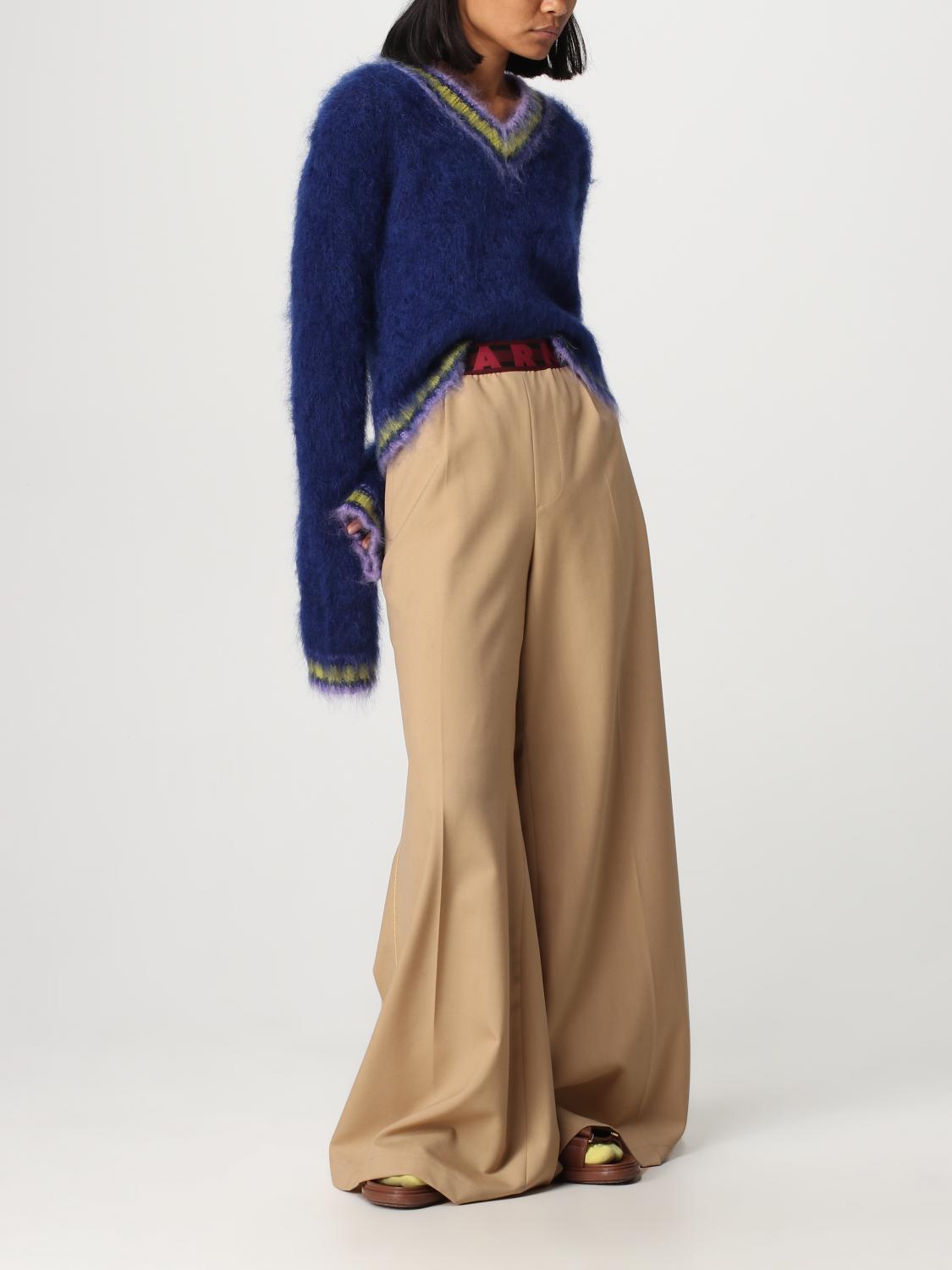 MARNI PULLOVER: Pullover damen Marni, Royal Blue - Img 2