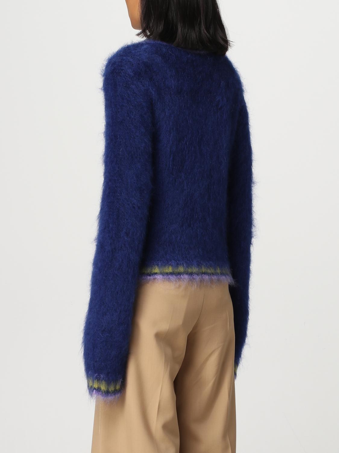 MARNI PULLOVER: Pullover damen Marni, Royal Blue - Img 3