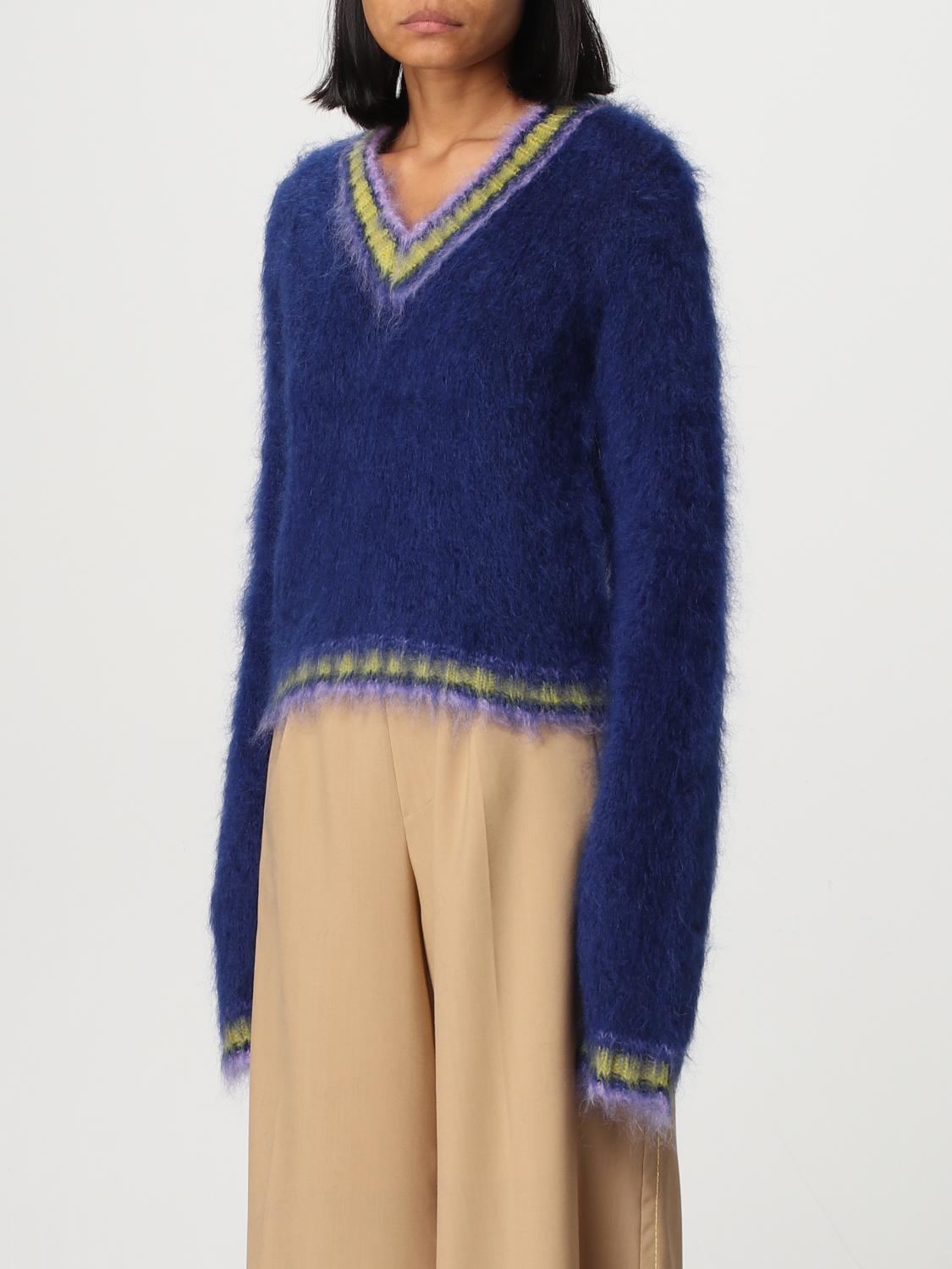 MARNI PULLOVER: Pullover damen Marni, Royal Blue - Img 4