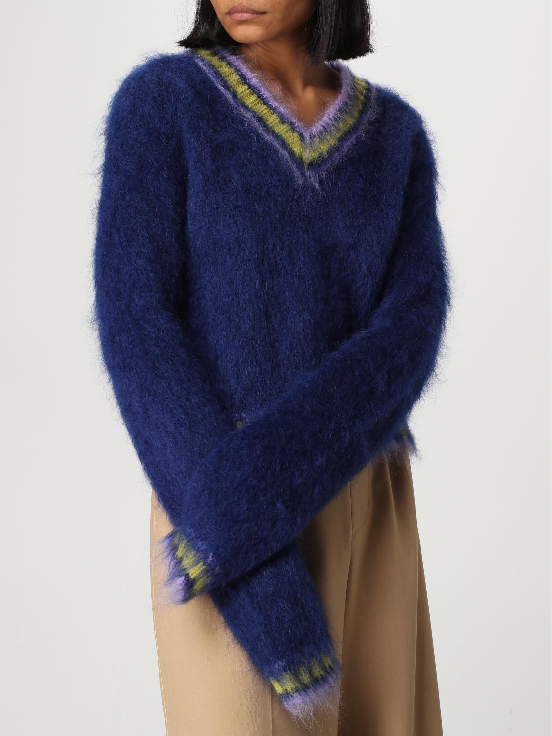 MARNI PULLOVER: Pullover damen Marni, Royal Blue - Img 5