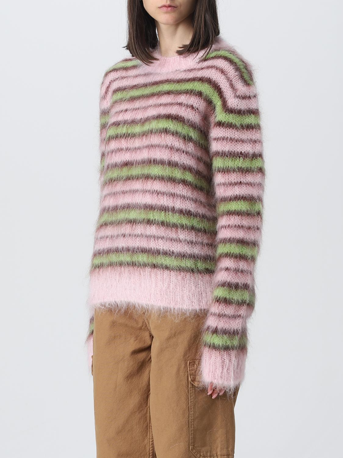 Marni sweater in Mohair wool - Pink | GCMD0126Q2UFU107 | GIGLIO.COM