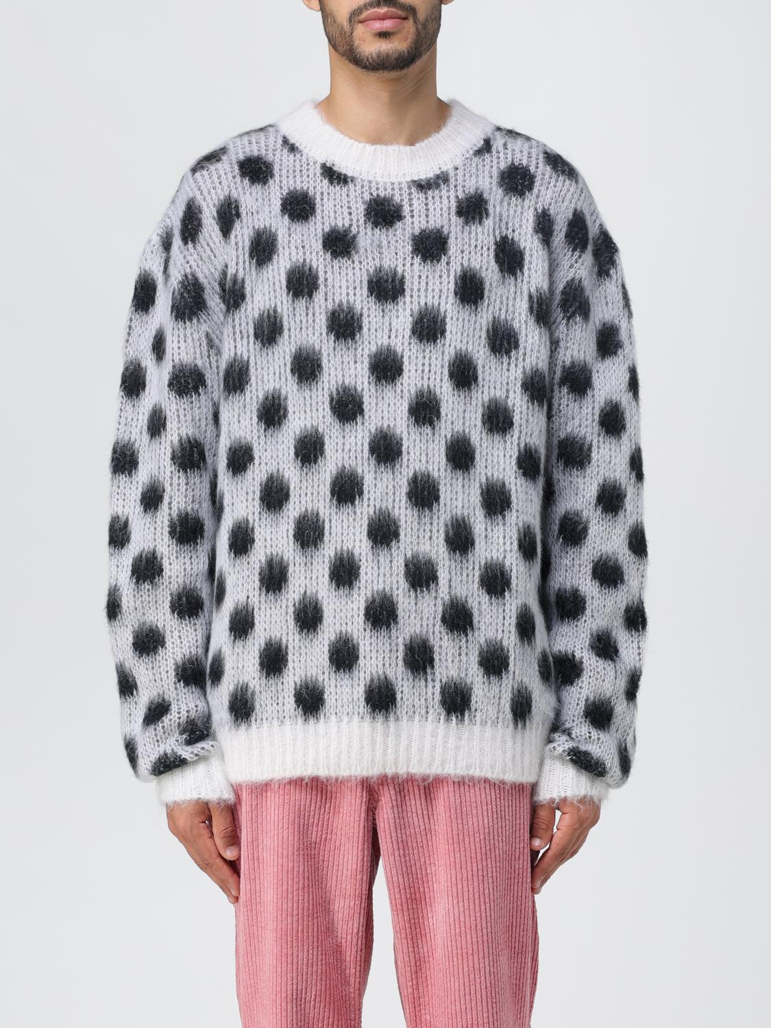 Marni sweater in mohair blend - White | GCMG0352Q1UFU160 | GIGLIO.COM