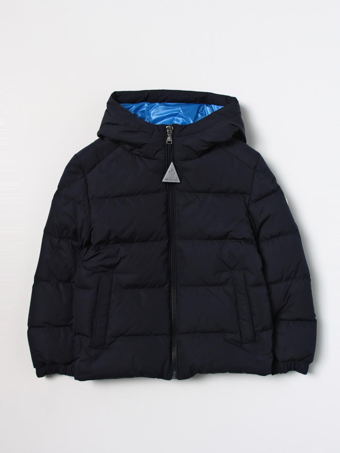 MONCLER CHAQUETA: Chaqueta niños Moncler, Azul Oscuro - Img 1