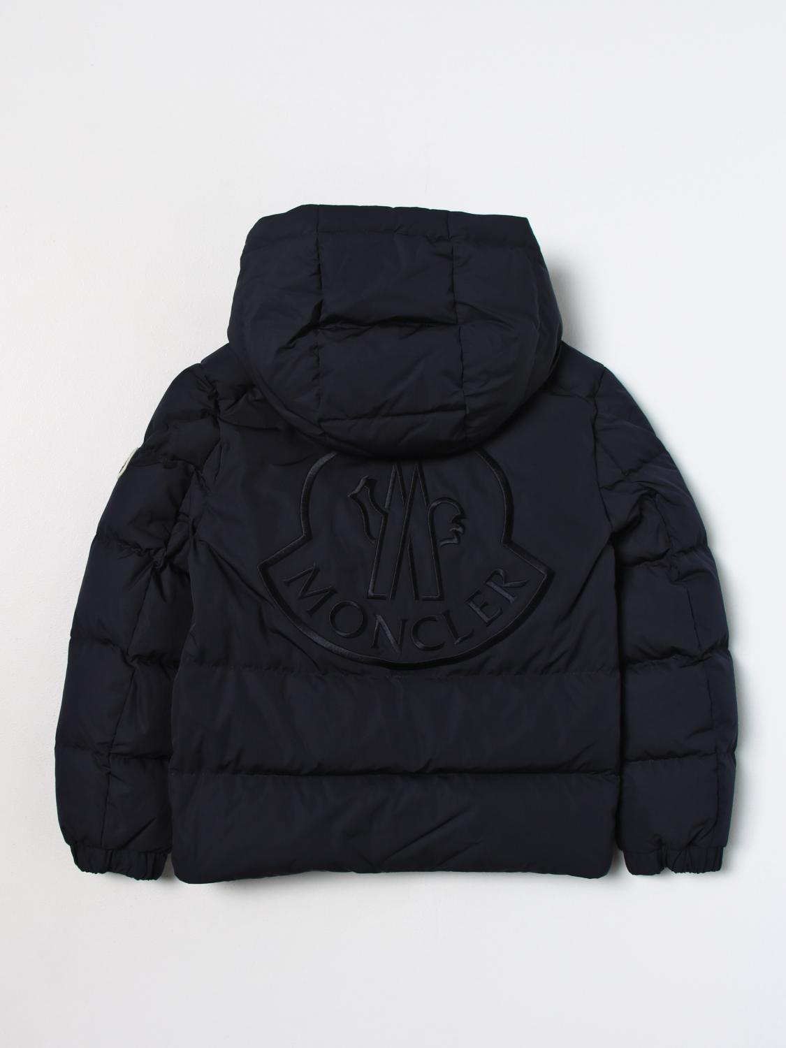MONCLER CHAQUETA: Chaqueta niños Moncler, Azul Oscuro - Img 2