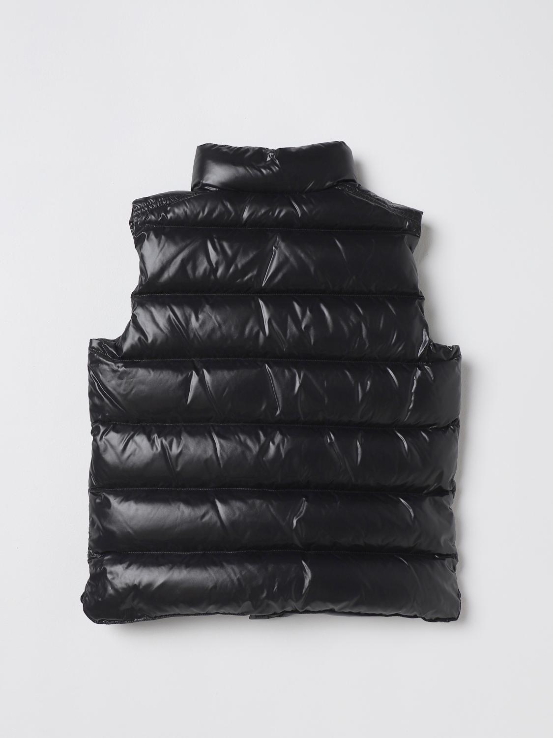 MONCLER WAISTCOAT: Jacket kids Moncler, Black - Img 2