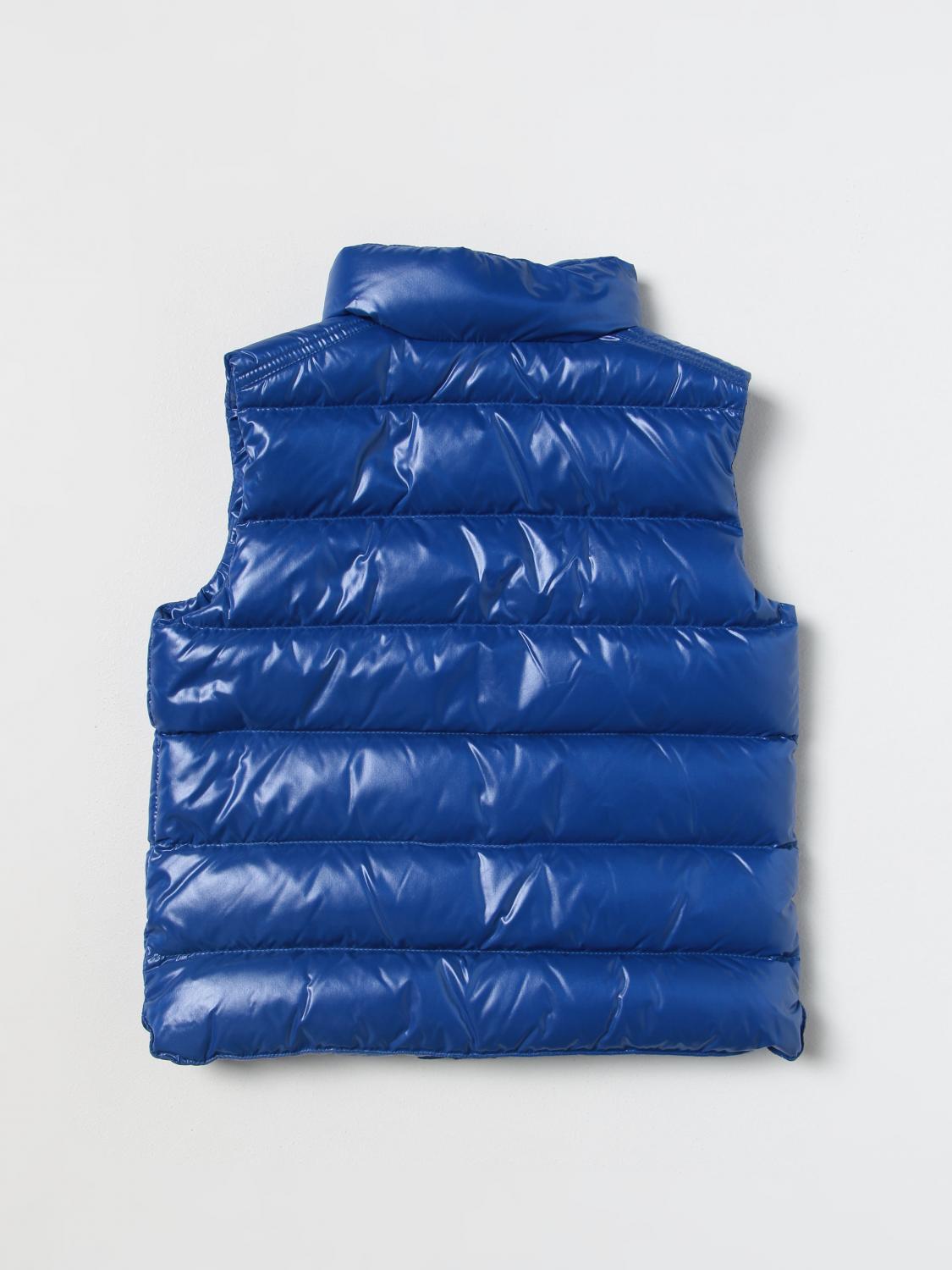 MONCLER 조끼: 재킷 남아 Moncler, 블루 - Img 2