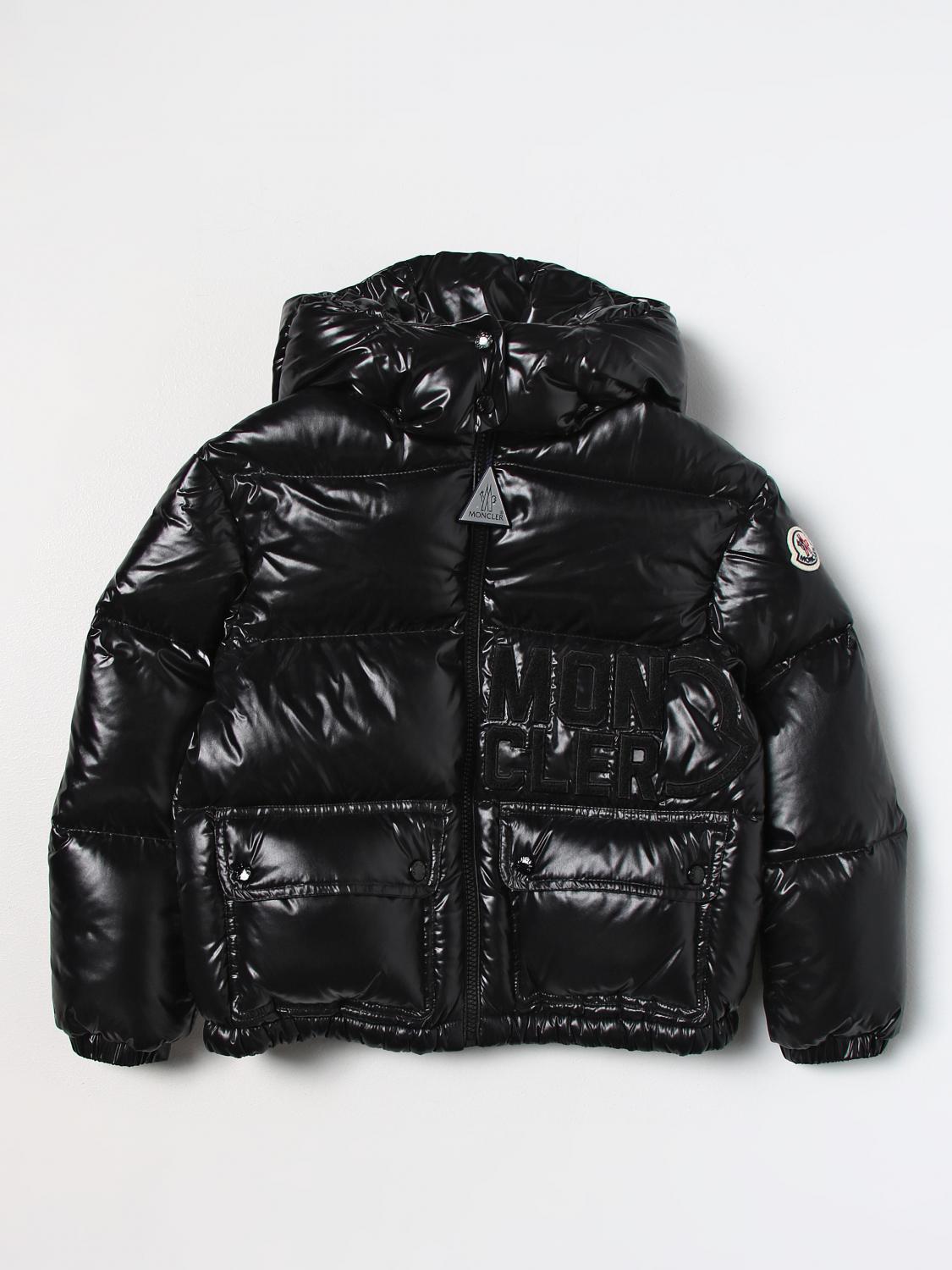 MONCLER 재킷: 재킷 남아 Moncler, 블랙 - Img 1