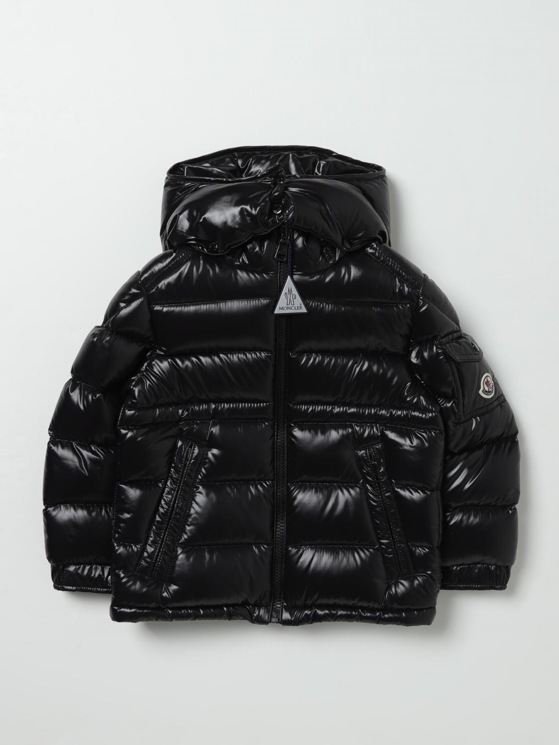 MONCLER JACKE: Jacke kinder Moncler, Schwarz - Img 1