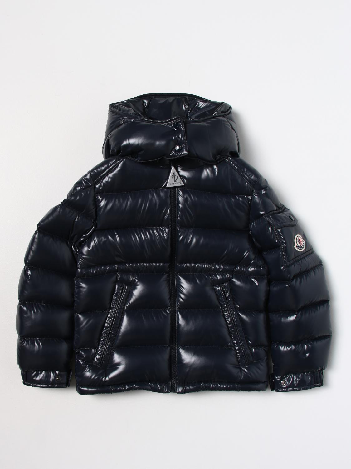 MONCLER: jacket in nylon - Blue | Moncler jacket 1A0008368950 online at  GIGLIO.COM