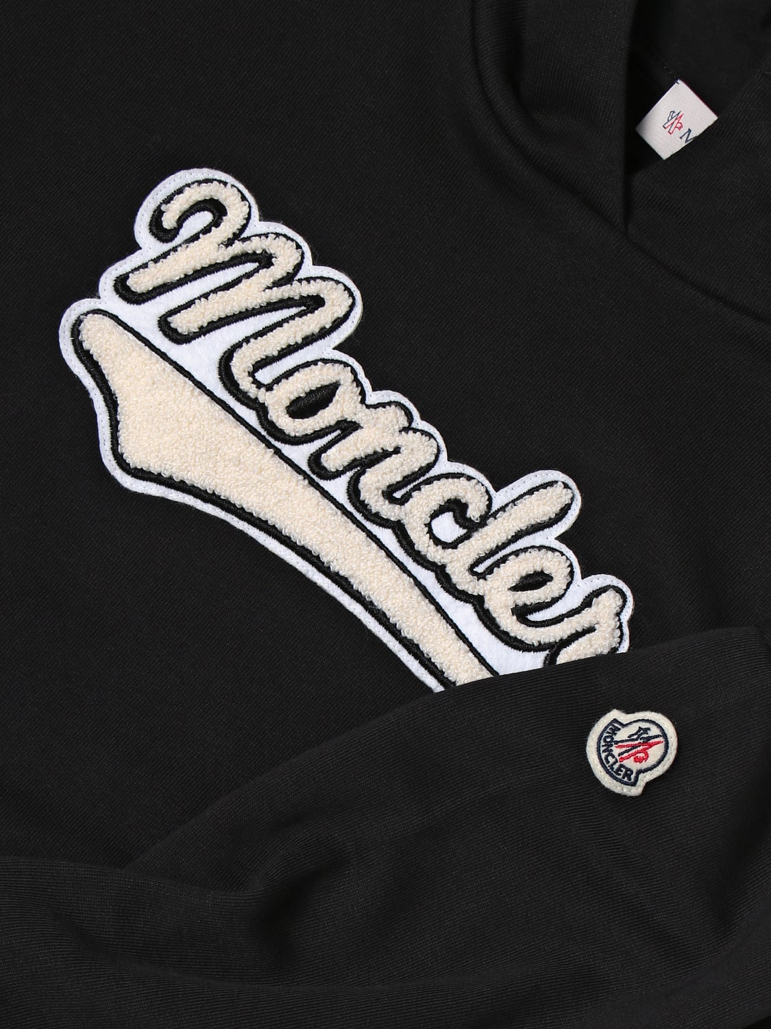 MONCLER PULLOVER: Pullover kinder Moncler, Schwarz - Img 3
