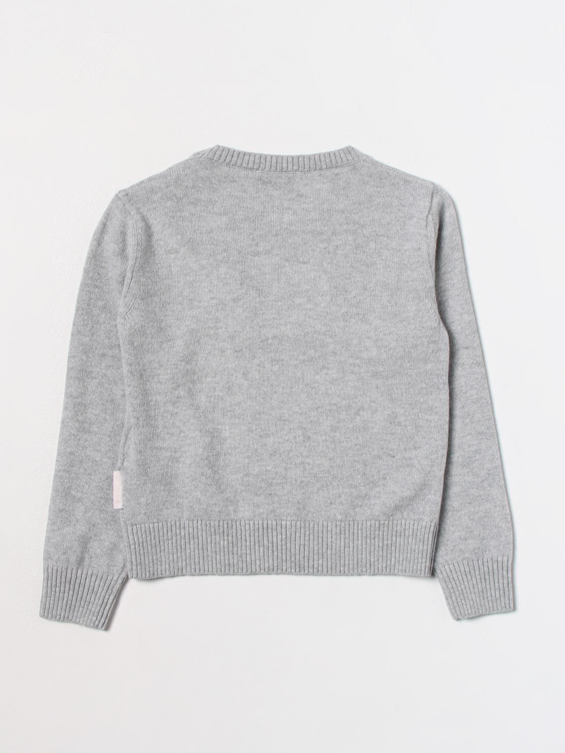 MONCLER SWEATER: Moncler sweater in wool and cashmere, Grey - Img 2