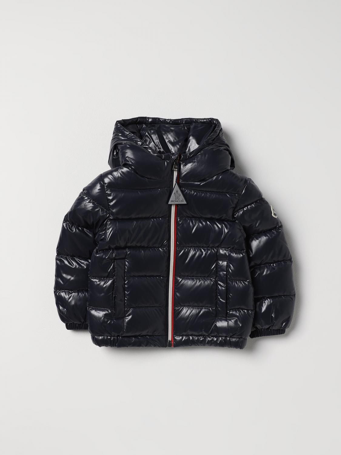 MONCLER CHAQUETA: Chaqueta niños Moncler, Azul Oscuro - Img 1