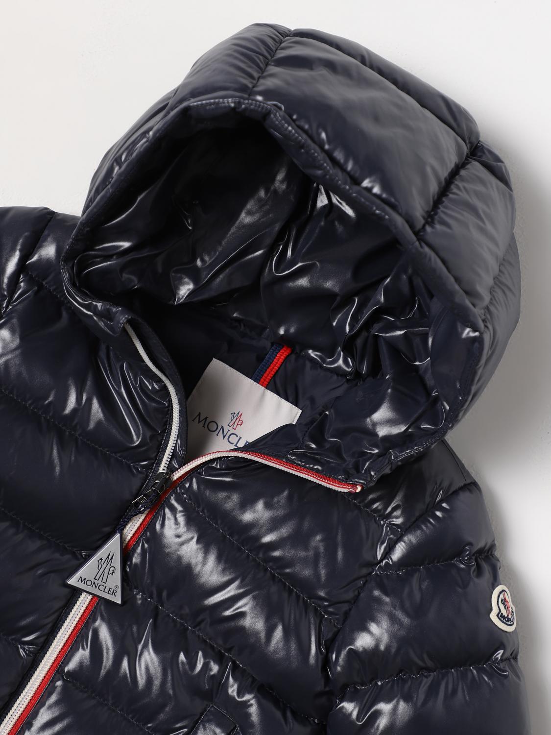 MONCLER CHAQUETA: Chaqueta niños Moncler, Azul Oscuro - Img 3