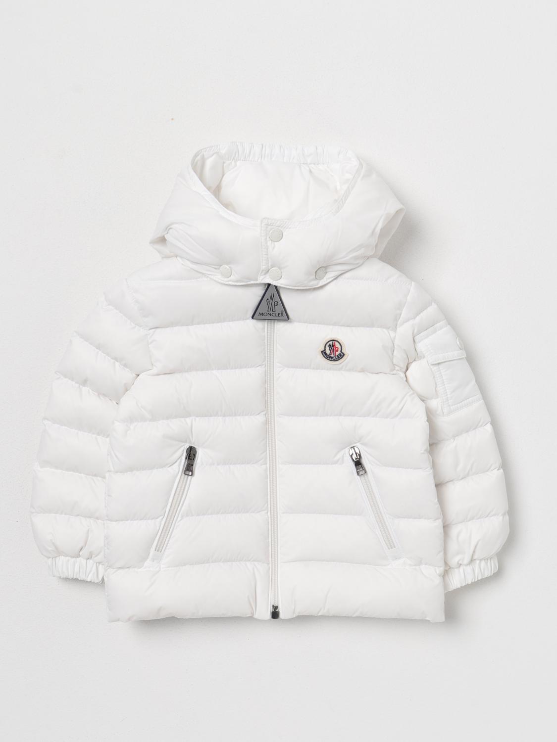 MONCLER JACKET: Jacket kids Moncler, White - Img 1