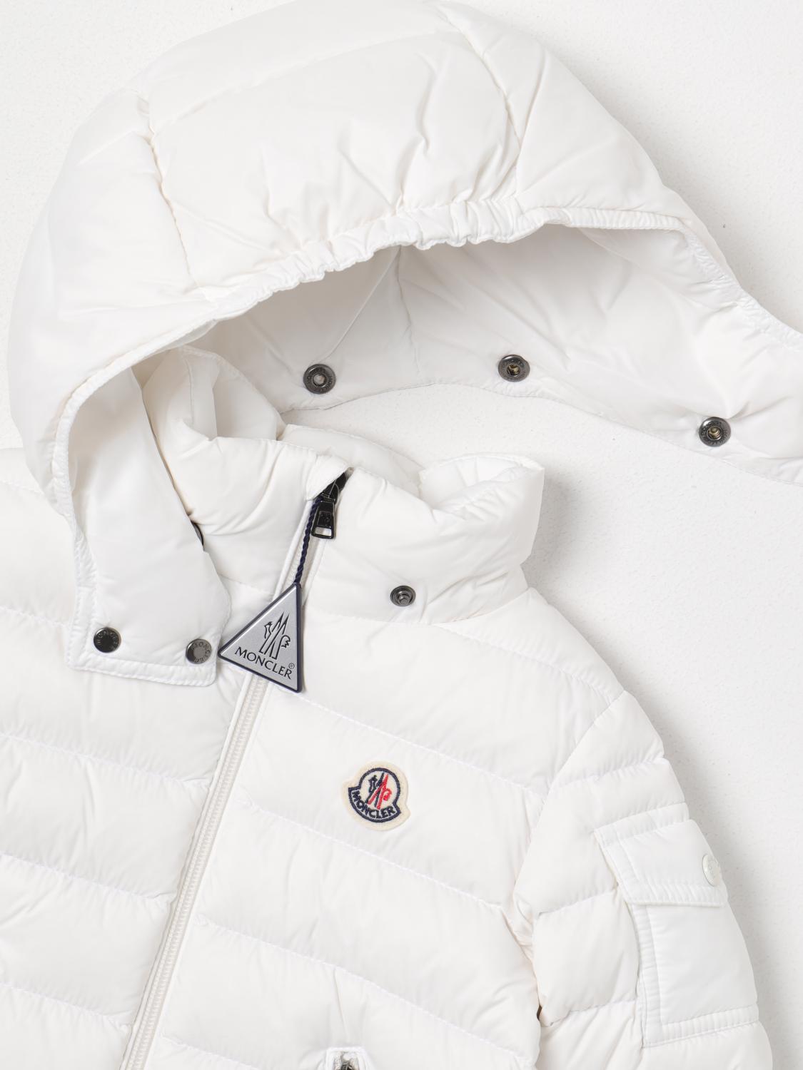 MONCLER JACKET: Jacket kids Moncler, White - Img 3