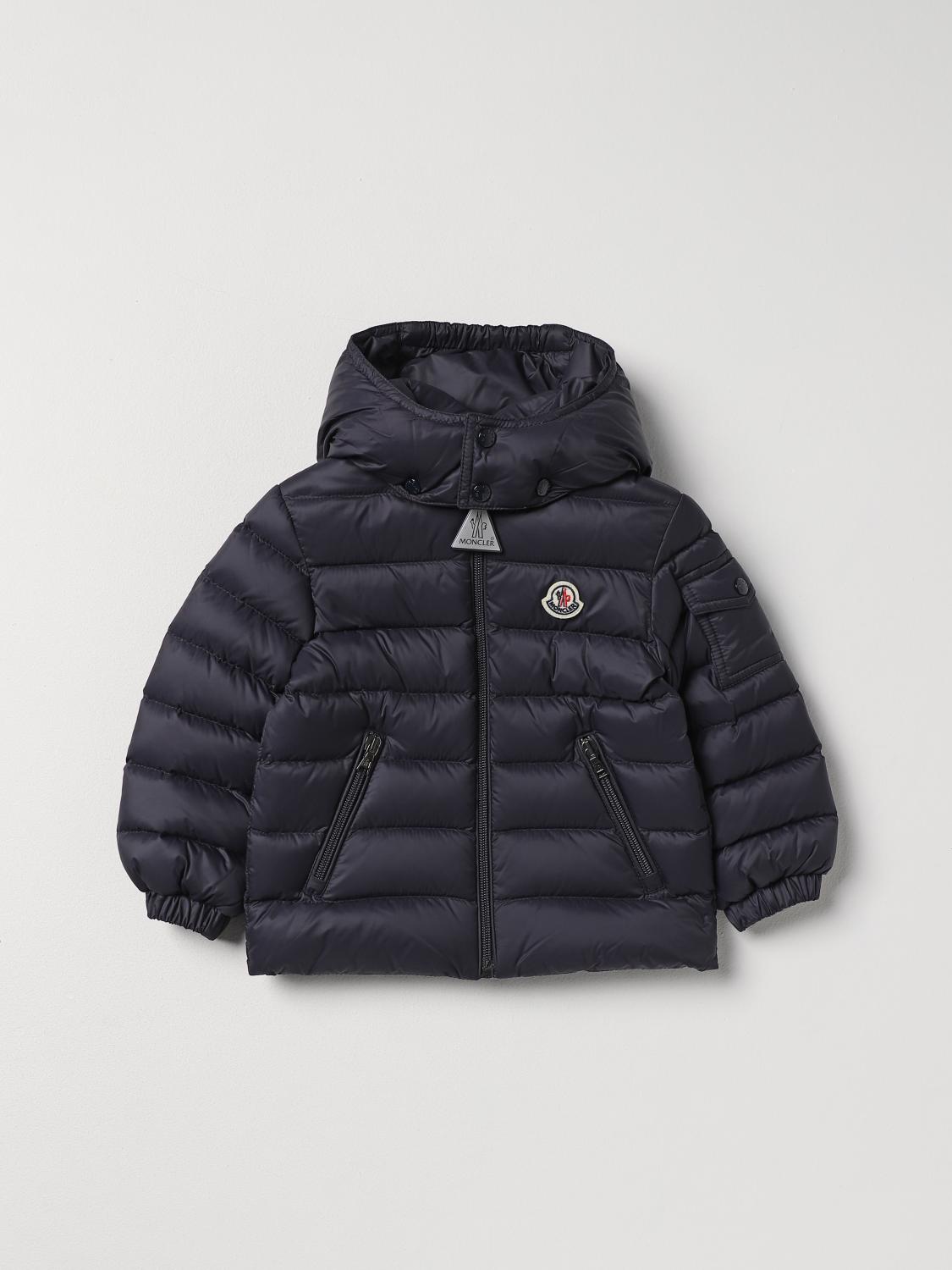 MONCLER 外套: 外套 儿童 Moncler, 蓝色 - Img 1