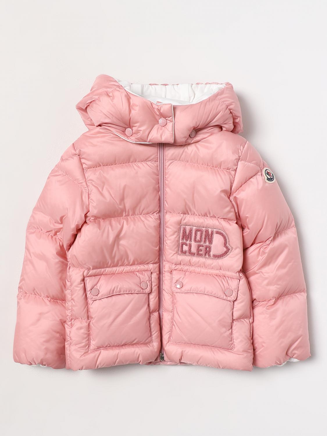 MONCLER JACKET: Jacket kids Moncler, Pink - Img 1