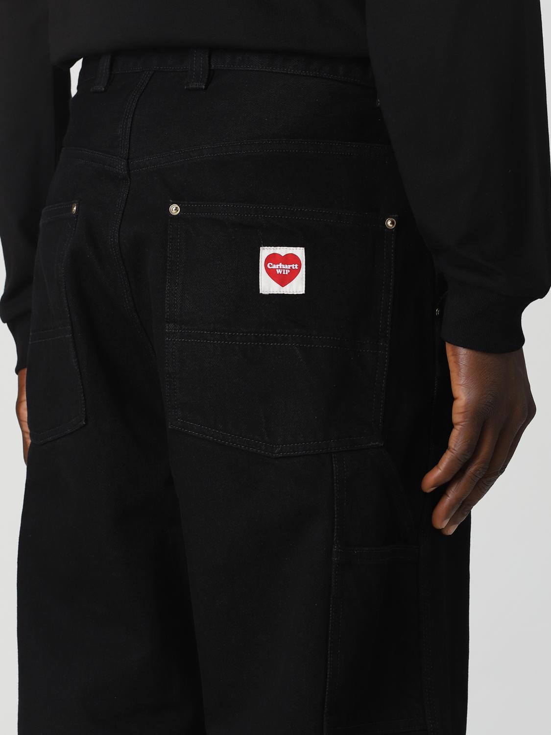 CARHARTT WIP ジーンズ: ジーンズ メンズ Carhartt Wip, ブラック 1 - Img 3