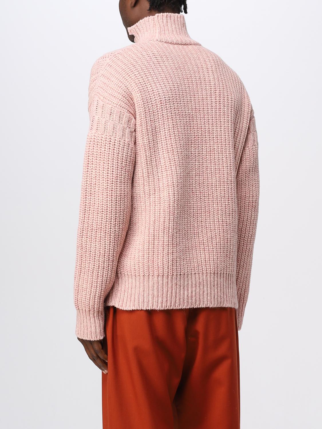 MARNI MAGLIA: Marni sweater in used effect wool, Pink - Img 3