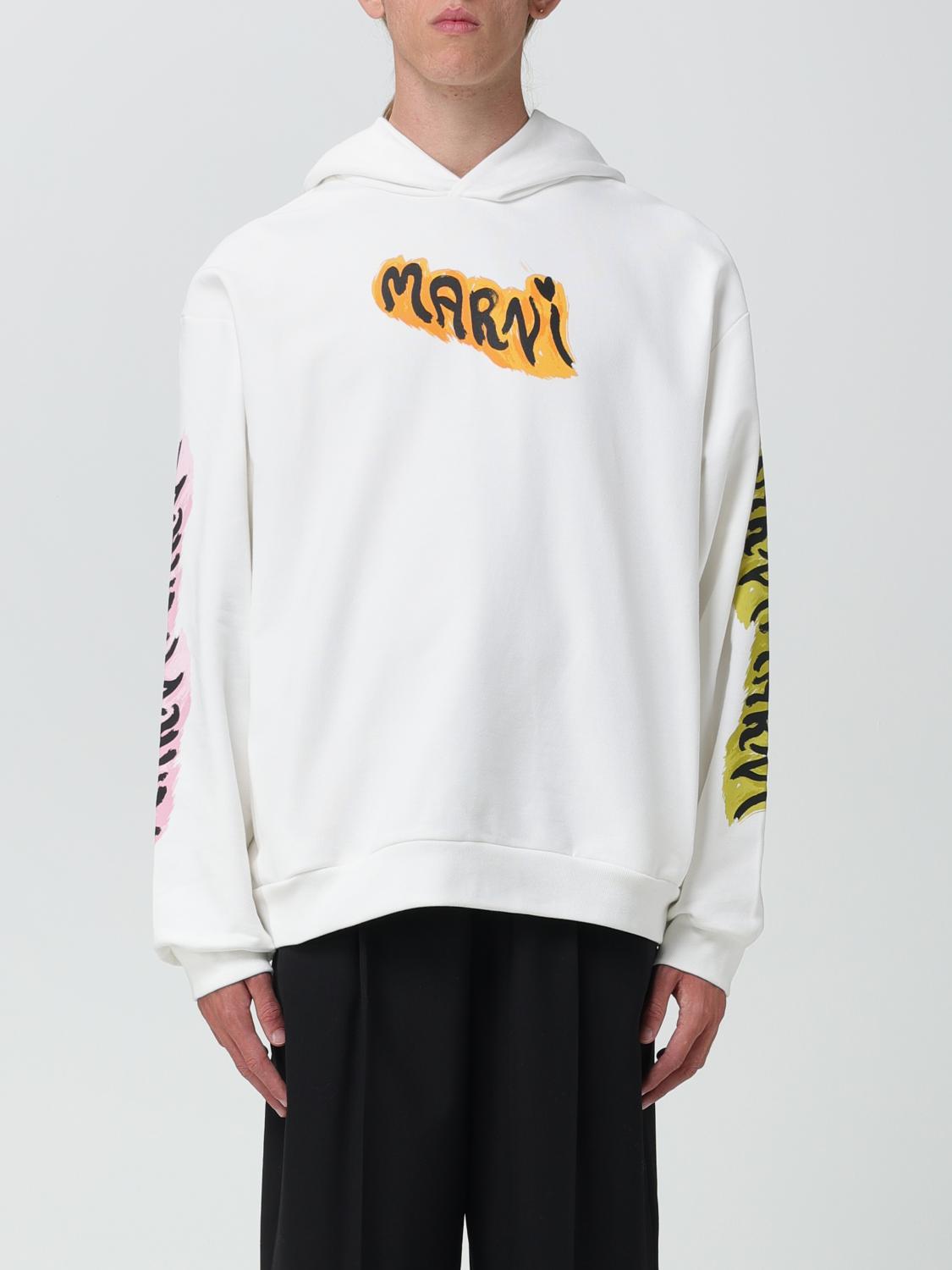 Marni - Man - White - Sweatshirt
