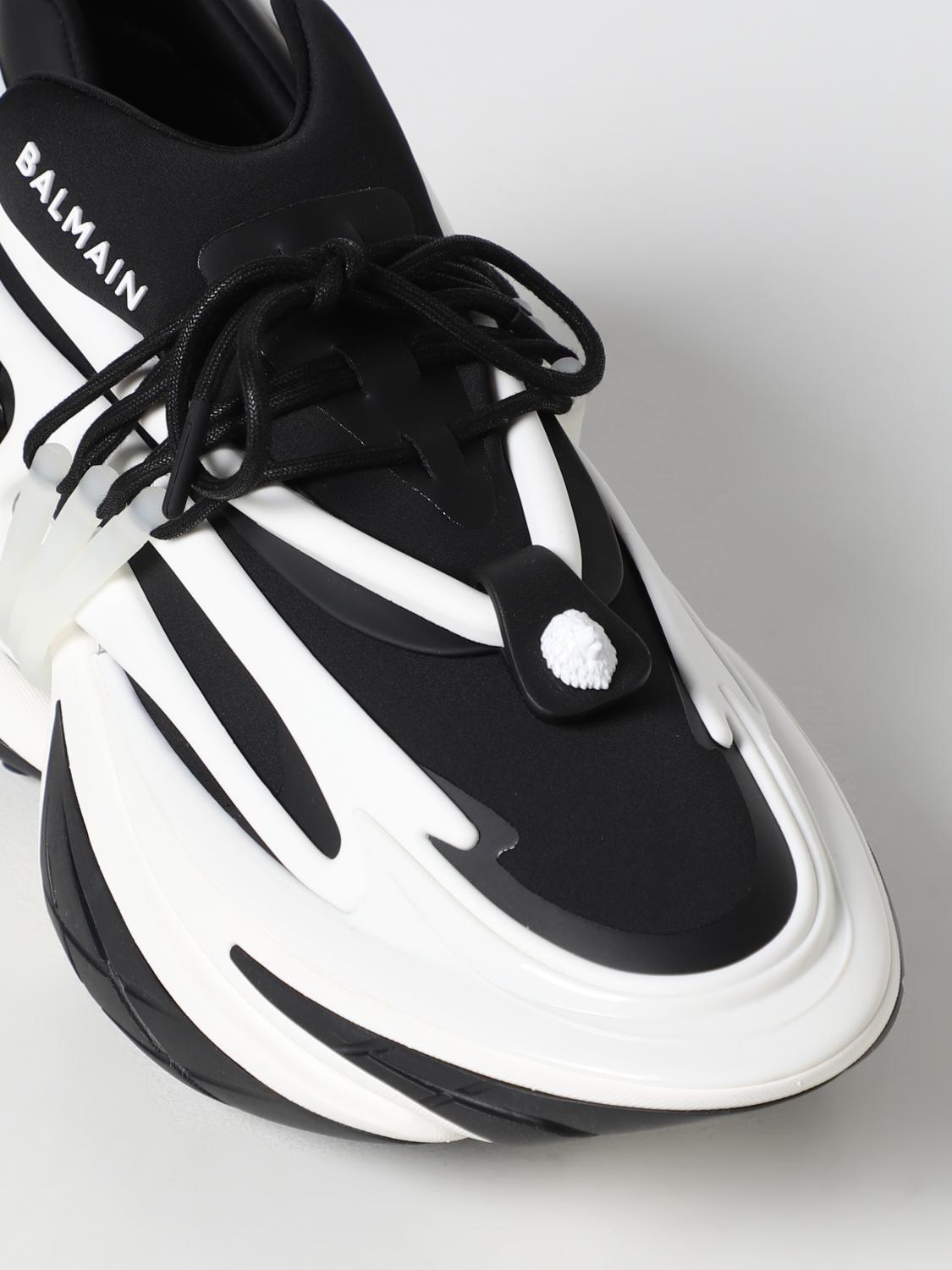 BALMAIN: Unicorn sneakers in neoprene and rubber - Black