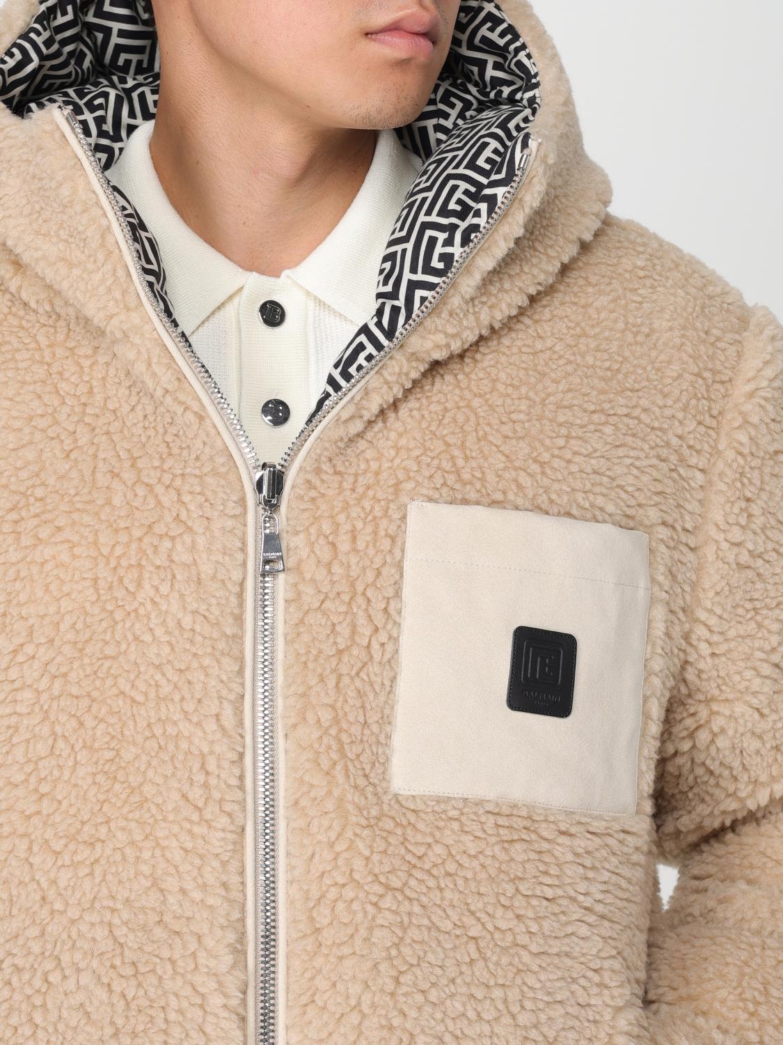 BALMAIN JACKE: Jacke herren Balmain, Yellow Cream - Img 5