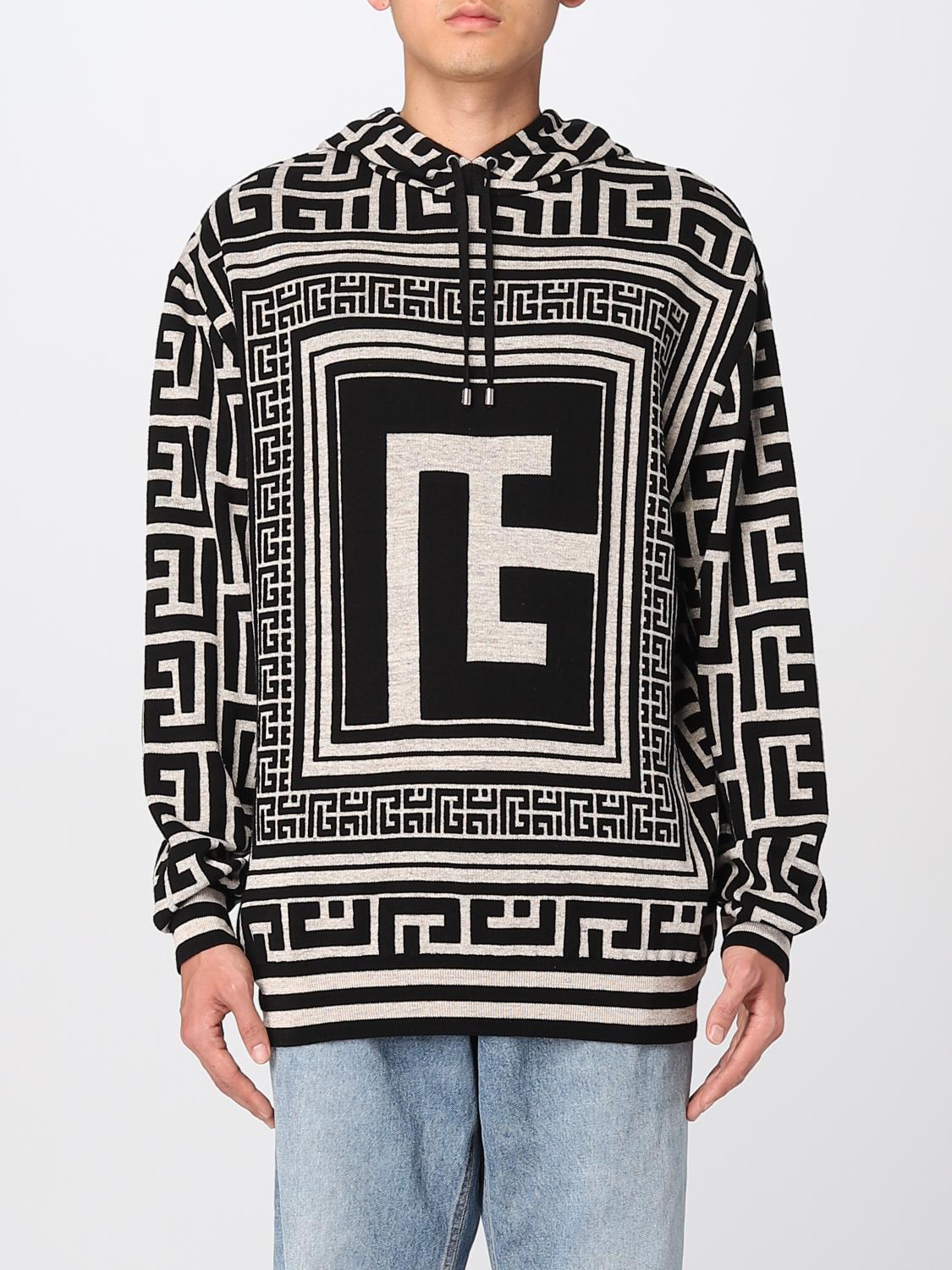 BALMAIN 卫衣: 卫衣 男士 Balmain, 黑色 - Img 1