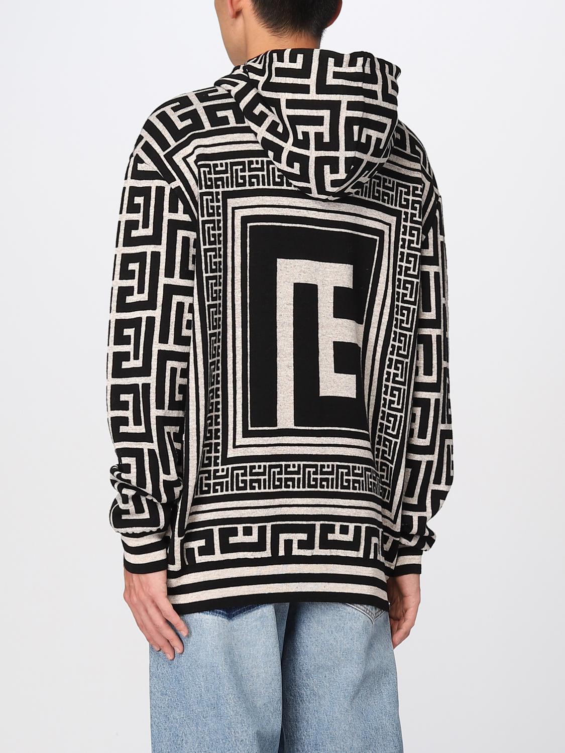 BALMAIN 卫衣: 卫衣 男士 Balmain, 黑色 - Img 3