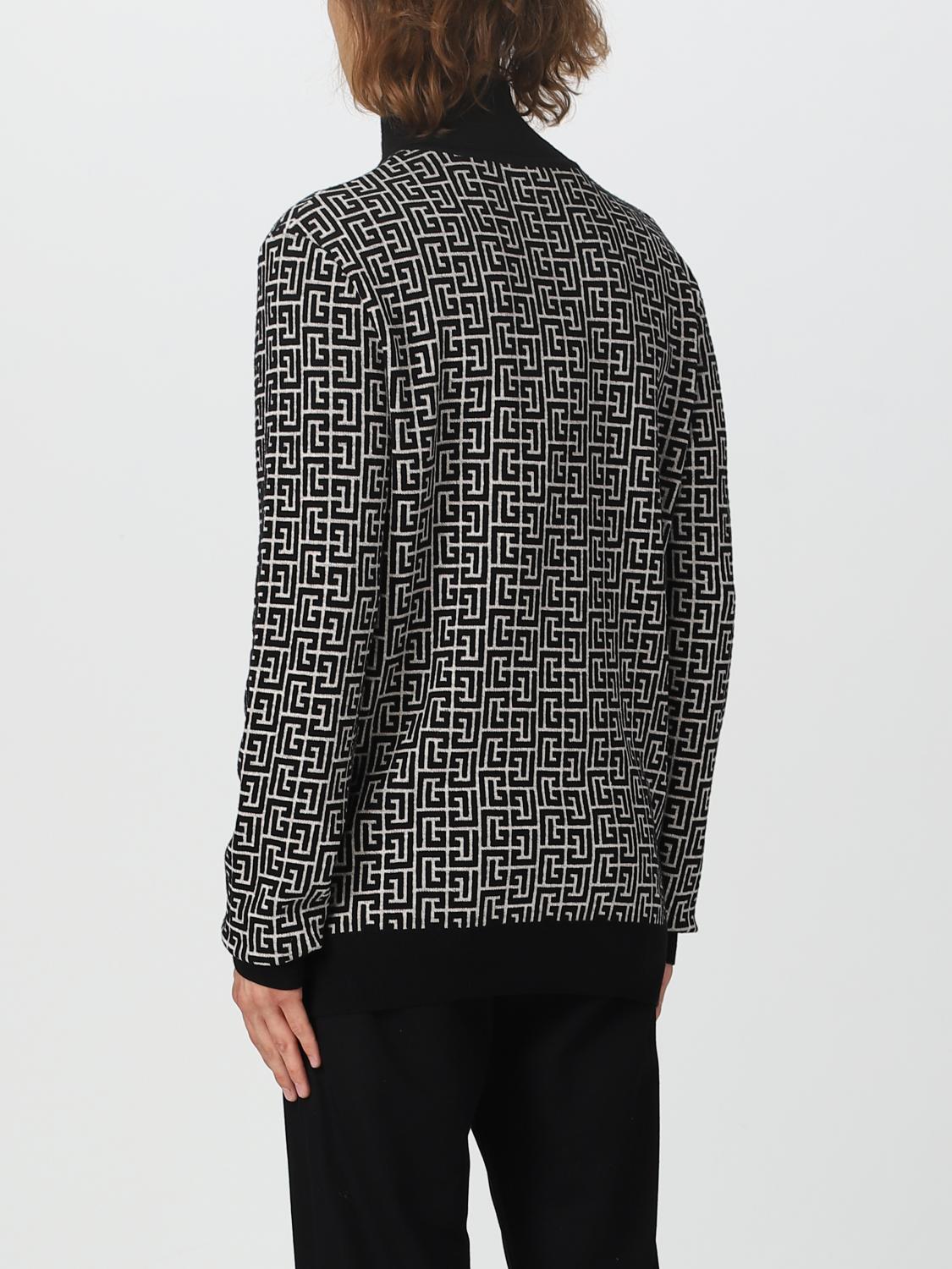 BALMAIN PULLOVER: Pullover herren Balmain, Schwarz - Img 3