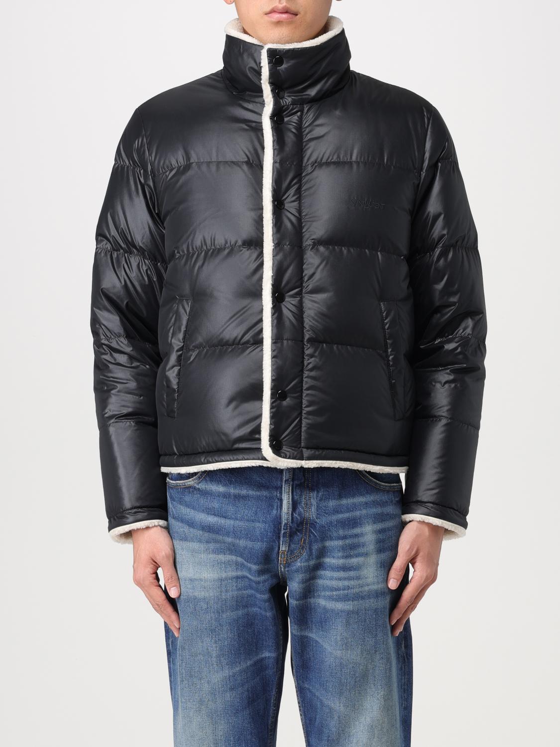 SAINT LAURENT ジャケット: ジャケット メンズ Saint Laurent, ブラック - Img 1