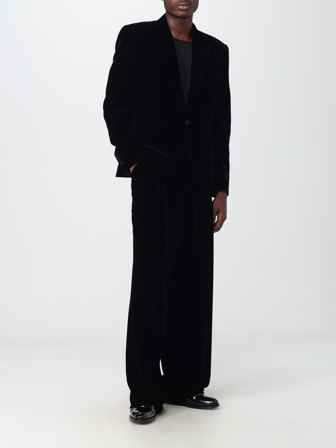 SAINT LAURENT PANTS: Saint Laurent viscose pants, Black - Img 2