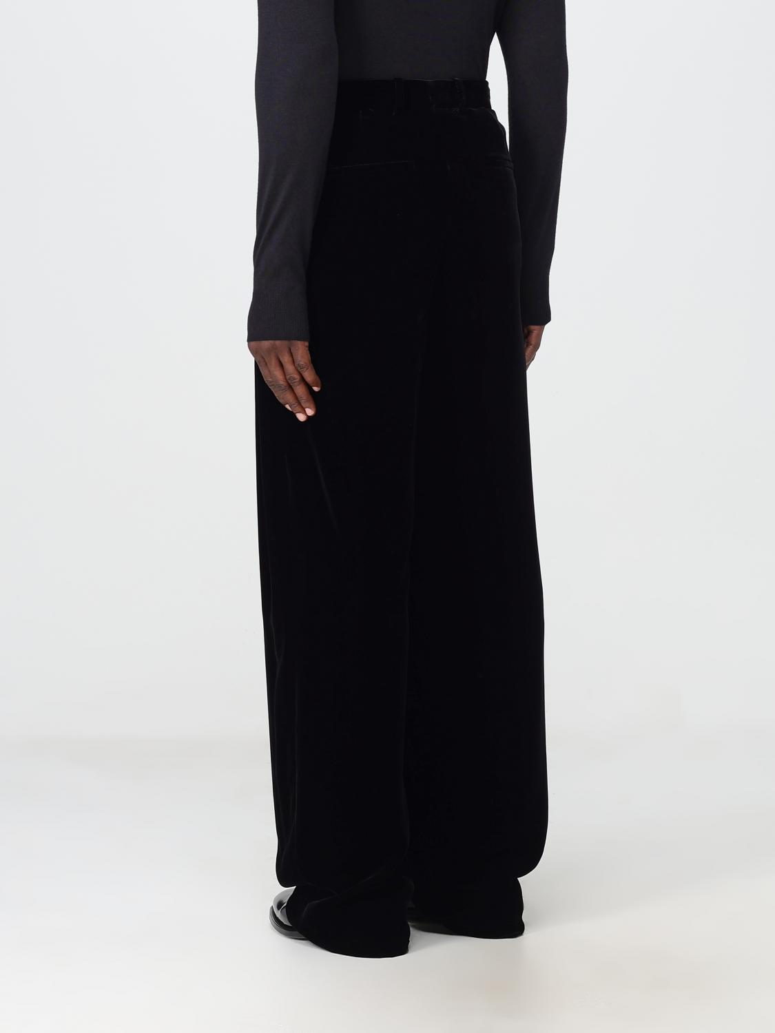 SAINT LAURENT PANTS: Saint Laurent viscose pants, Black - Img 3
