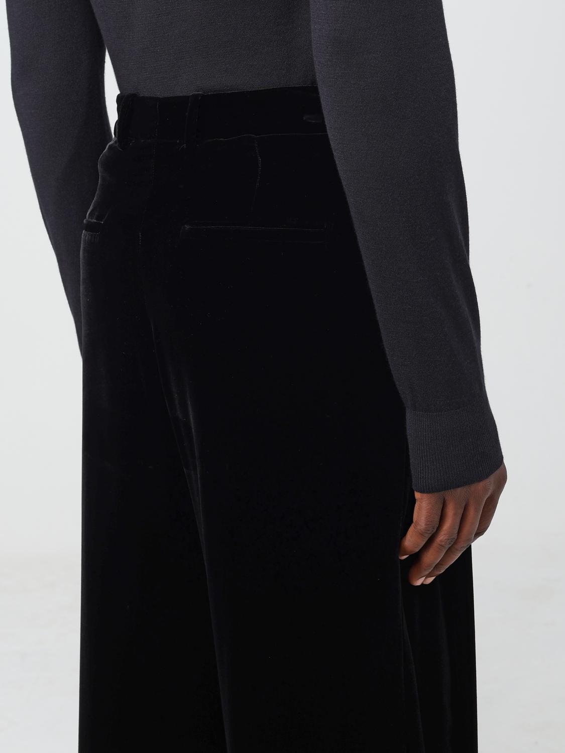 SAINT LAURENT PANTS: Saint Laurent viscose pants, Black - Img 5