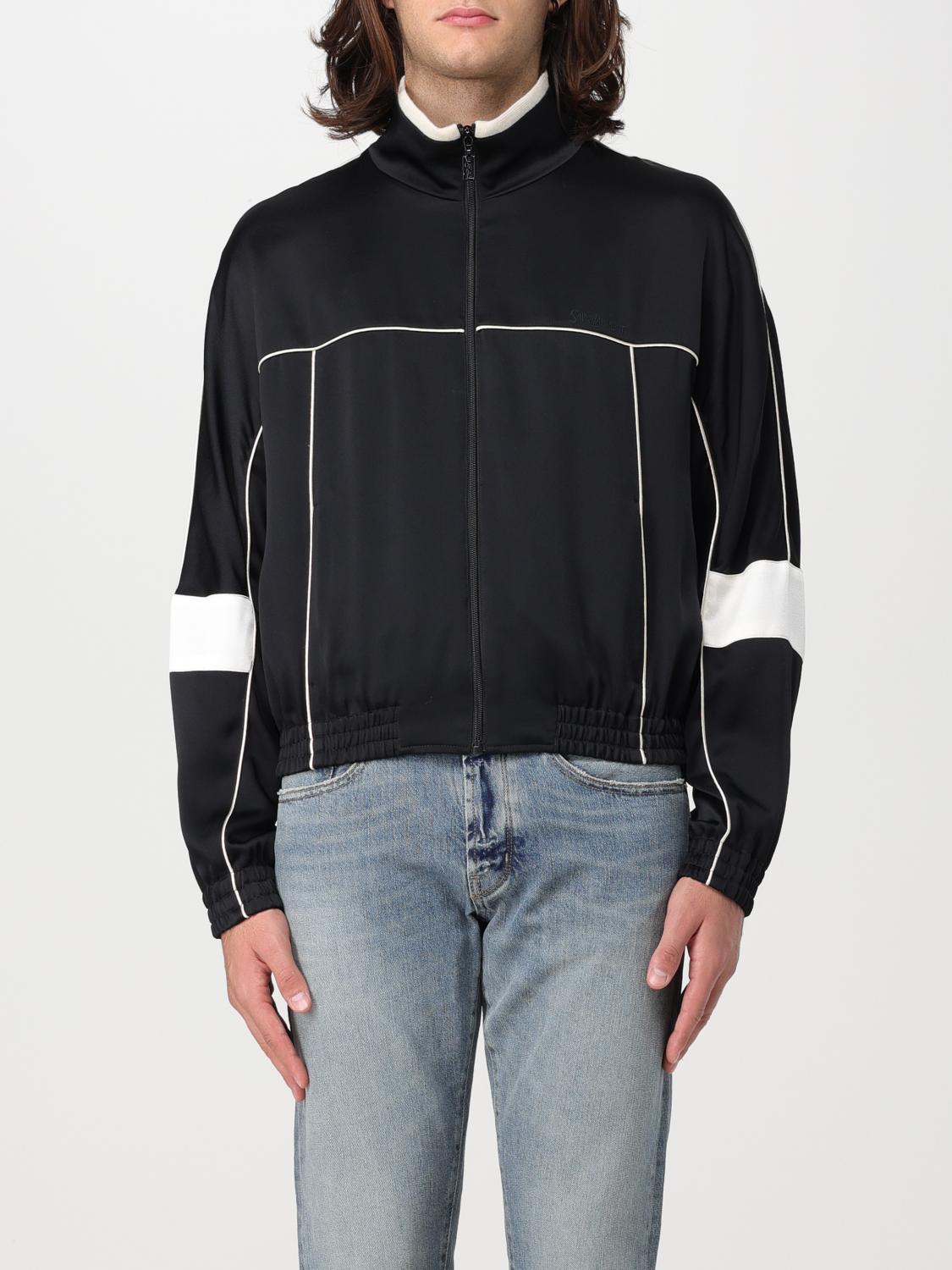 Saint Laurent Teddy jacket in crêpe satin - Black | 753065Y3G36
