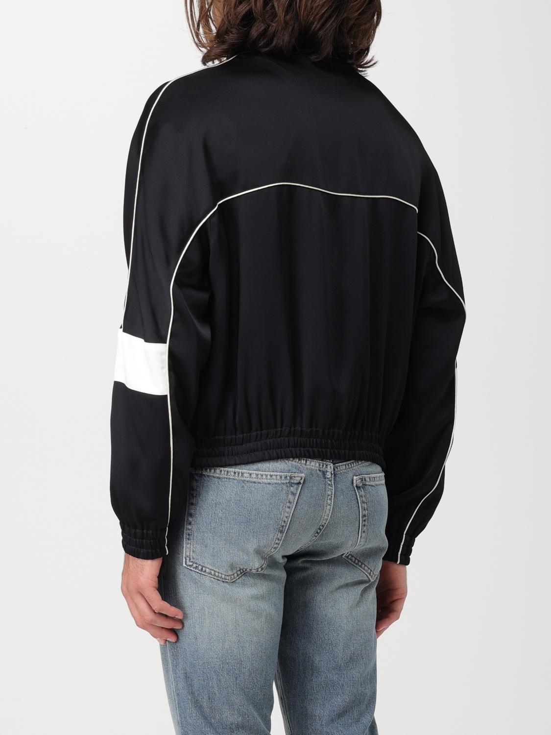 Saint Laurent Teddy jacket in crêpe satin - Black | 753065Y3G36