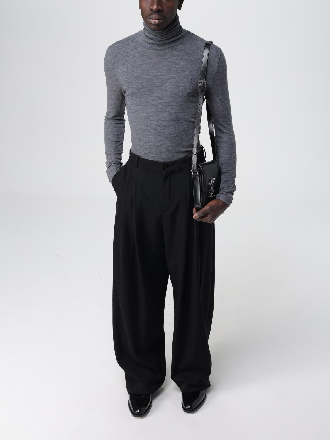 【Saint Laurent】 メンズ ショルダーバッグ 7539630SX0E SAINT LAURENT：バッグ メンズ - ブラック | GIGLIO.COM