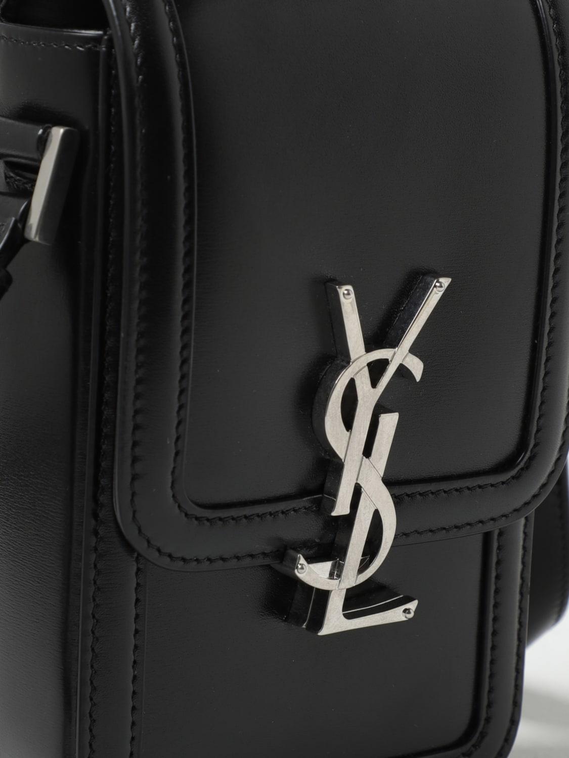 【Saint Laurent】 メンズ ショルダーバッグ 7539630SX0E SAINT LAURENT：バッグ メンズ - ブラック | GIGLIO.COM