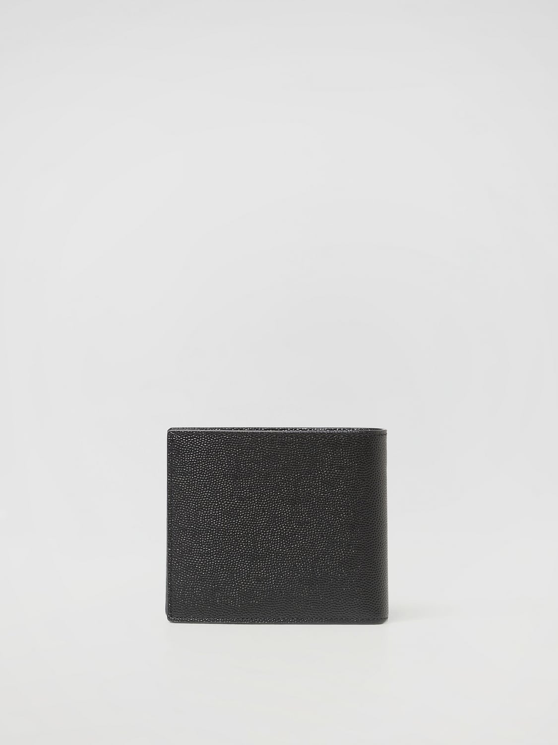SAINT LAURENT WALLET: Saint Laurent Paris East/West wallet in grain de poudre embossed leather, Black - Img 3