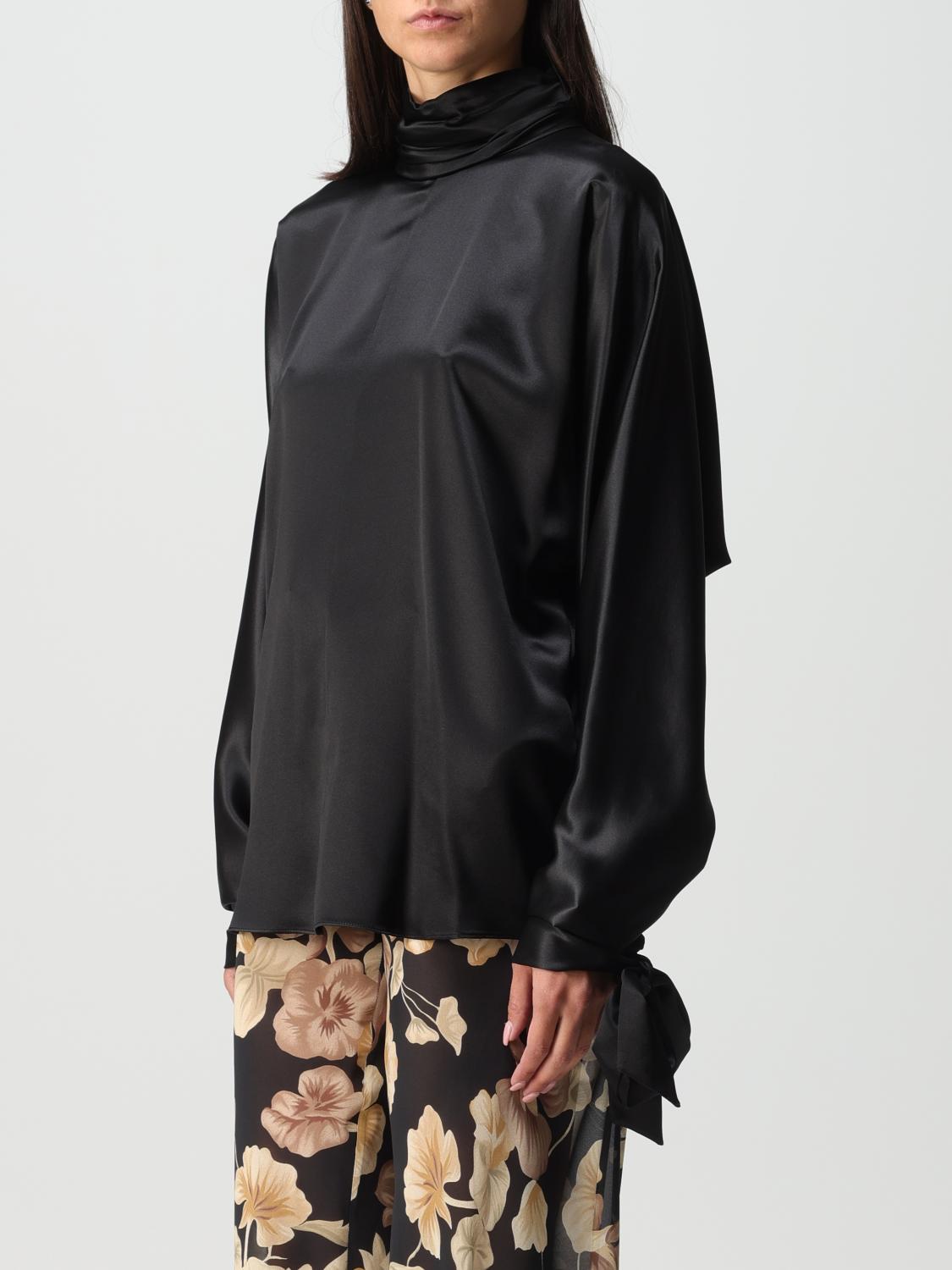 SAINT LAURENT TOP: Camisa mujer Saint Laurent, Negro - Img 4
